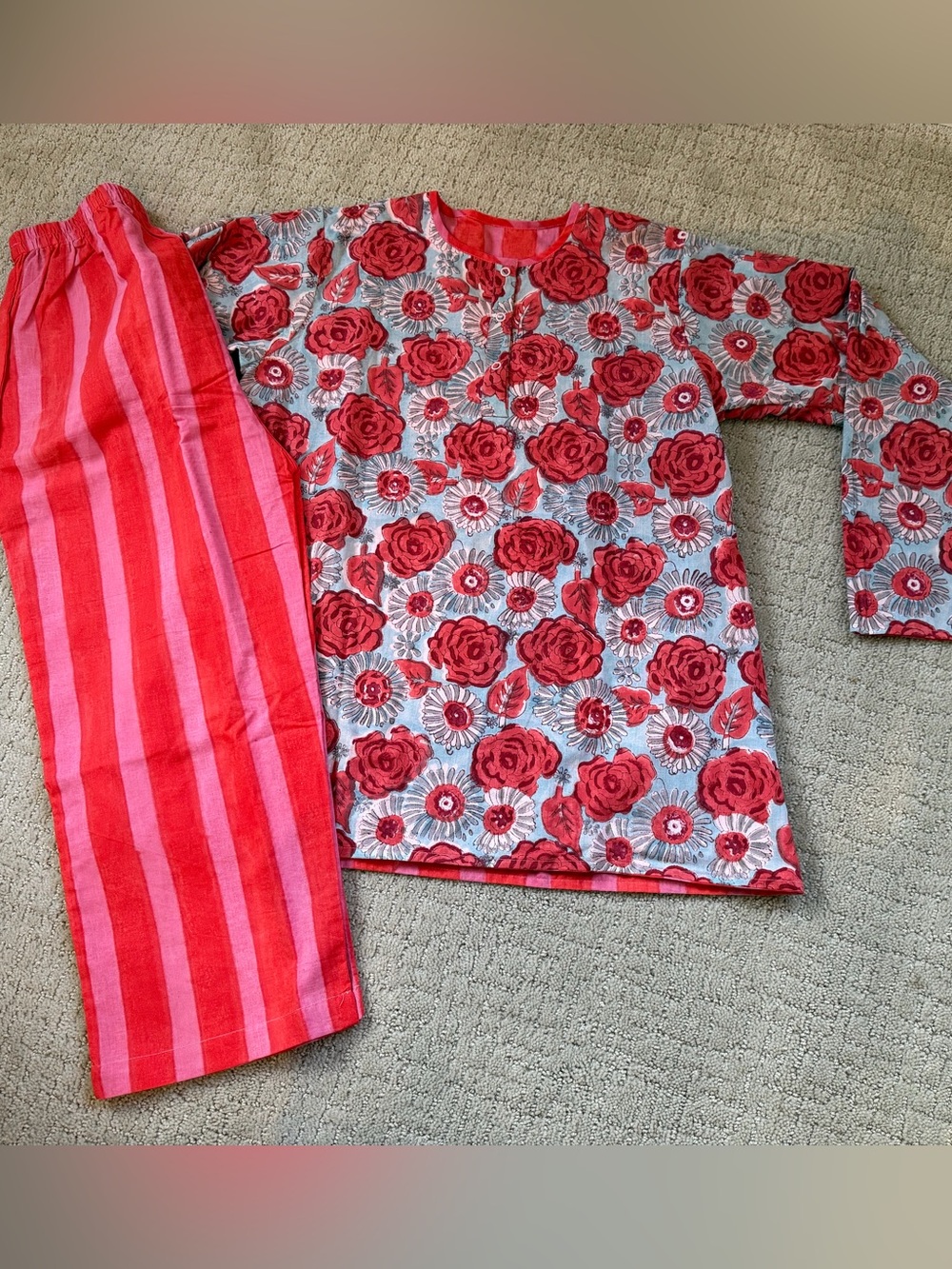 Girls Indian 8/9 kurta coords set